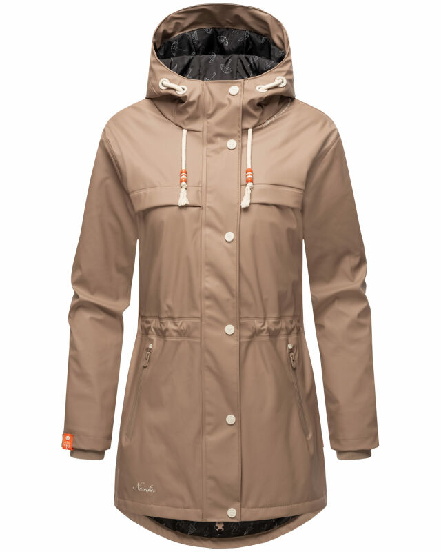 Navahoo Rainy Forest Damen Regenjacke B935 Taupe Größe XS - Gr. 34