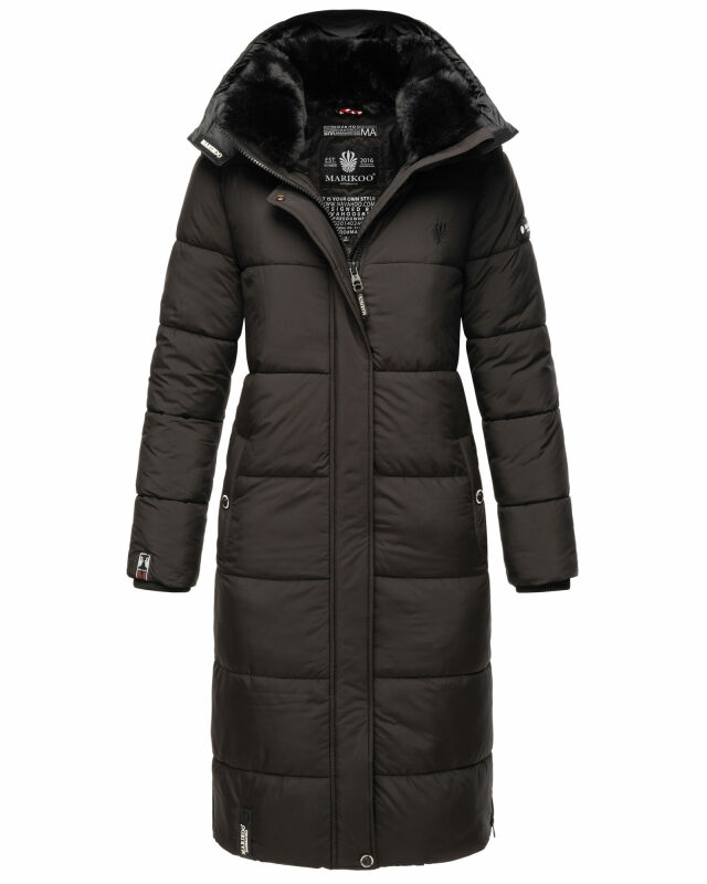 Marikoo Reliziaa Damen Winterjacke B936 Schwarz Größe L - Gr. 40