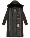 Marikoo Reliziaa Damen Winterjacke B936 Schwarz Größe L - Gr. 40