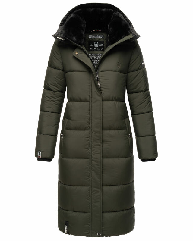 Marikoo Reliziaa Damen Winterjacke B936 Dark Olive Größe XL - Gr. 42