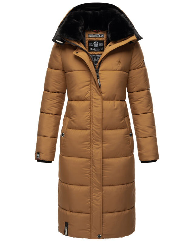 Marikoo Reliziaa Damen Winterjacke B936 Camel Größe S - Gr. 36