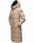 Marikoo Reliziaa Damen Winterjacke B936 Taupe Größe XS - Gr. 34
