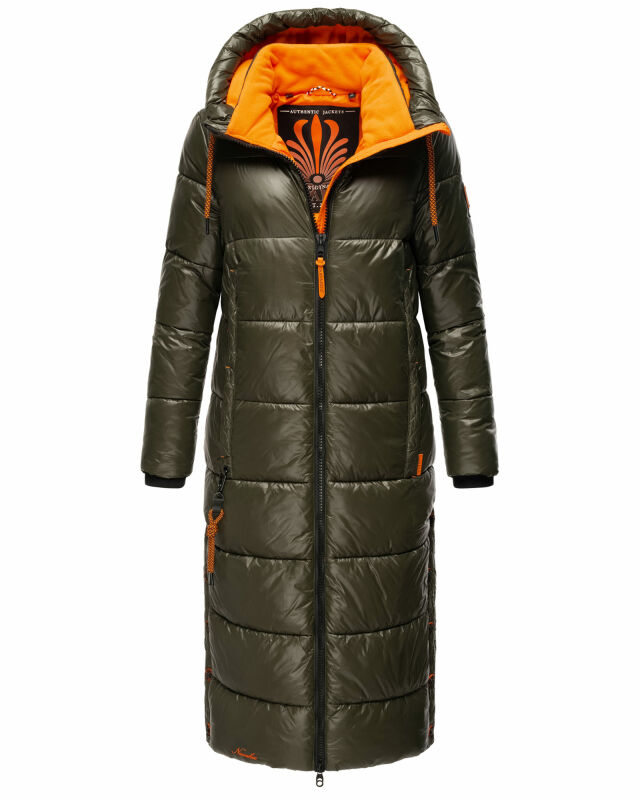 Navahoo Schmuseengel Damen Winterjacke B937 Dark Olive Größe M - Gr. 38