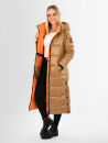 Navahoo Schmuseengel Damen Winterjacke B937 Camel Größe XL - Gr. 42