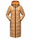 Navahoo Schmuseengel Damen Winterjacke B937 Camel Größe XL - Gr. 42
