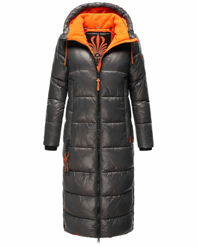 Navahoo Schmuseengel Damen Winterjacke B937 Anthrazit Größe L - Gr. 40
