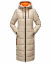 Navahoo Schmuseengel Damen Winterjacke B937 Taupe Größe XL - Gr. 42