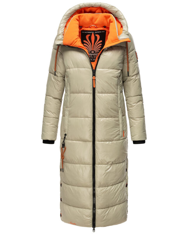 Navahoo Schmuseengel Damen Winterjacke B937 Kiesel Grau Größe S - Gr. 36