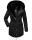 Navahoo Sweety Delux Damen Winterjacke B938 Schwarz Größe XL - Gr. 42