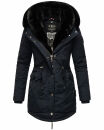 Navahoo Sweety Delux Damen Winterjacke B938 Blau Größe XS - Gr. 34