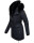Navahoo Sweety Delux Damen Winterjacke B938 Blau Größe XS - Gr. 34