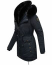 Navahoo Sweety Delux Damen Winterjacke B938 Blau Größe L - Gr. 40