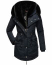 Navahoo Sweety Delux Damen Winterjacke B938 Blau Größe L - Gr. 40