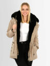 Navahoo Sweety Delux Damen Winterjacke B938 Taupe Größe XXL - Gr. 44