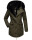 Navahoo Sweety Delux Damen Winterjacke B938 Dark Olive Größe XS - Gr. 34