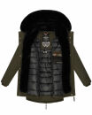 Navahoo Sweety Delux Damen Winterjacke B938 Dark Olive Größe XL - Gr. 42