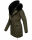 Navahoo Sweety Delux Damen Winterjacke B938 Dark Olive Größe XL - Gr. 42