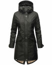 Navahoo Schötchen Damen Winterjacke B939 Schwarz Größe S - Gr. 36