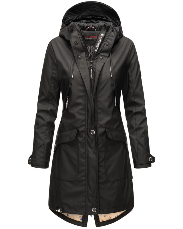 Navahoo Schötchen Damen Winterjacke B939 Schwarz Größe XL - Gr. 42