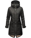 Navahoo Schötchen Damen Winterjacke B939 Schwarz Größe XL - Gr. 42