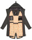 Navahoo Schötchen Damen Winterjacke B939 Anthrazit Größe S - Gr. 36