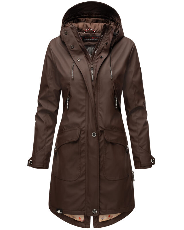 Navahoo Schötchen Damen Winterjacke B939 Dark Choco Größe XS - Gr. 34
