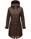 Navahoo Schötchen Damen Winterjacke B939 Dark Choco Größe XS - Gr. 34
