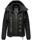 Marikoo Taisaa Princess Damen Steppjacke B940 Schwarz Größe L - Gr. 40