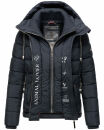 Marikoo Taisaa Princess Damen Steppjacke B940 Navy Größe XS - Gr. 34