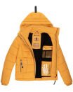 Marikoo Taisaa Princess Damen Steppjacke B940 Gelb Größe XS - Gr. 34