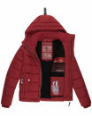 Marikoo Taisaa Princess Damen Steppjacke B940 Blood Red Größe S - Gr. 36
