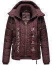 Marikoo Taisaa Princess Damen Steppjacke B940 Weinrot Größe M - Gr. 38