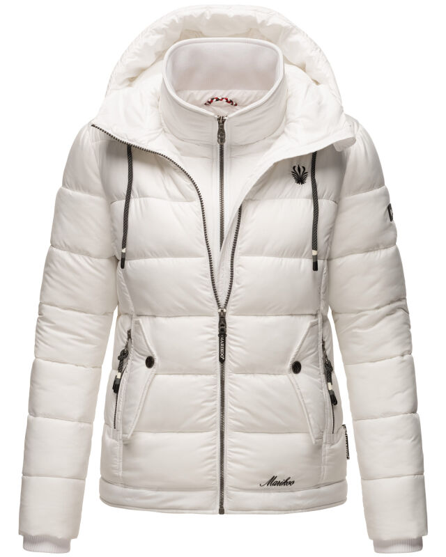 Marikoo Taisaa Princess Damen Steppjacke B940 Weiss Größe XS - Gr. 34