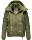 Marikoo Taisaa Princess Damen Steppjacke B940 Olive Größe XS - Gr. 34