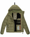 Marikoo Taisaa Princess Damen Steppjacke B940 Olive Größe XS - Gr. 34