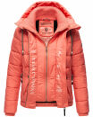 Marikoo Taisaa Princess Damen Steppjacke B940 Rosa Coral Größe XS - Gr. 34