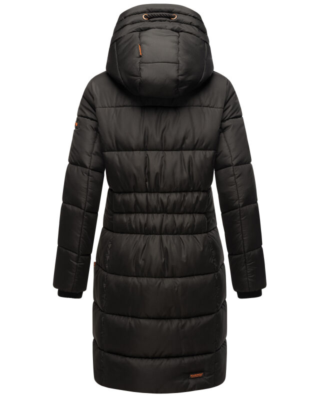 Marikoo Yuikoo lange Damen Winterjacke B941 Schwarz-Größe M Gr