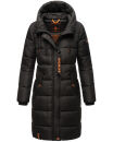 Marikoo Yuikoo lange Damen Winterjacke B941 Schwarz-Größe M - Gr. 38