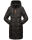 Marikoo Yuikoo lange Damen Winterjacke B941 Schwarz-Größe L - Gr. 40