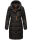 Marikoo Yuikoo lange Damen Winterjacke B941 Schwarz-Größe XXL - Gr. 44
