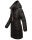 Marikoo Yuikoo lange Damen Winterjacke B941 Schwarz-Größe XXL - Gr. 44