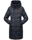 Marikoo Yuikoo lange Damen Winterjacke B941 Navy-Größe XS - Gr. 34