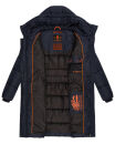 Marikoo Yuikoo lange Damen Winterjacke B941 Navy-Größe XS - Gr. 34