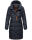 Marikoo Yuikoo lange Damen Winterjacke B941 Navy-Größe XS - Gr. 34