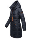 Marikoo Yuikoo lange Damen Winterjacke B941 Navy-Größe M - Gr. 38