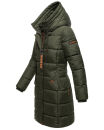 Marikoo Yuikoo lange Damen Winterjacke B941 Dark Olive-Größe L - Gr. 40