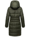 Marikoo Yuikoo lange Damen Winterjacke B941 Dark Olive-Größe L - Gr. 40