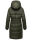 Marikoo Yuikoo lange Damen Winterjacke B941 Dark Olive-Größe L - Gr. 40