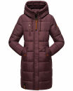 Marikoo Yuikoo Damen Winterjacke B941 Weinrot Größe XS - Gr. 34