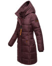 Marikoo Yuikoo lange Damen Winterjacke B941 Weinrot-Größe M - Gr. 38